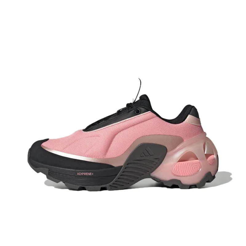 Adidas Wonder Runner Slip Resistant Low Top Running Shoes Unisex Pink Black-0