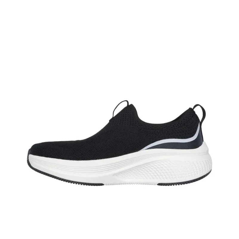 Skechers GO RUN Elevate Slip Resistant, Breathable, And Resilient Low Top Casual Running Shoes Women's Black White-1