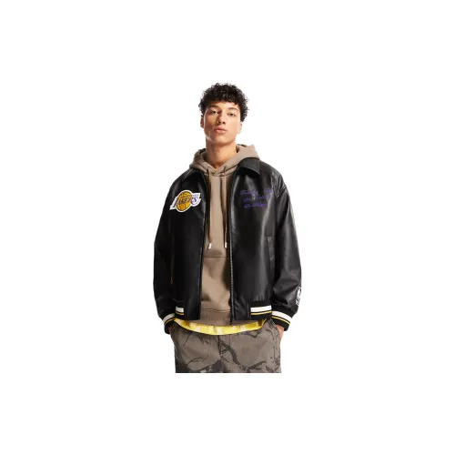 Nba X JACK&JONES Los Angeles Lakers Jackets Unisex Pure Black E43