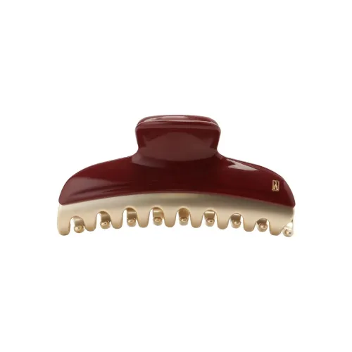 ALEXANDRE DE PARIS Ethyl Acetate Hair Clips Women's Burgundy