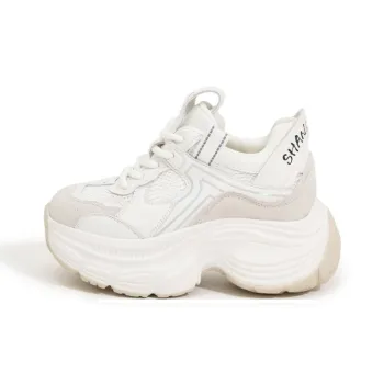 Milan Love Song Anti Slip Wear Resistant Breathable Moisture Wicking Lightweight Low Top Chunky Sneakers Women's