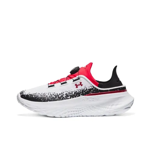 Under Armour SlipSpeed Running Shoes Unisex Low-Top White/Red