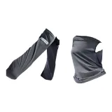[Dark Gray]Sun Protection Mask+Same Style Cooling Arm Sleeves