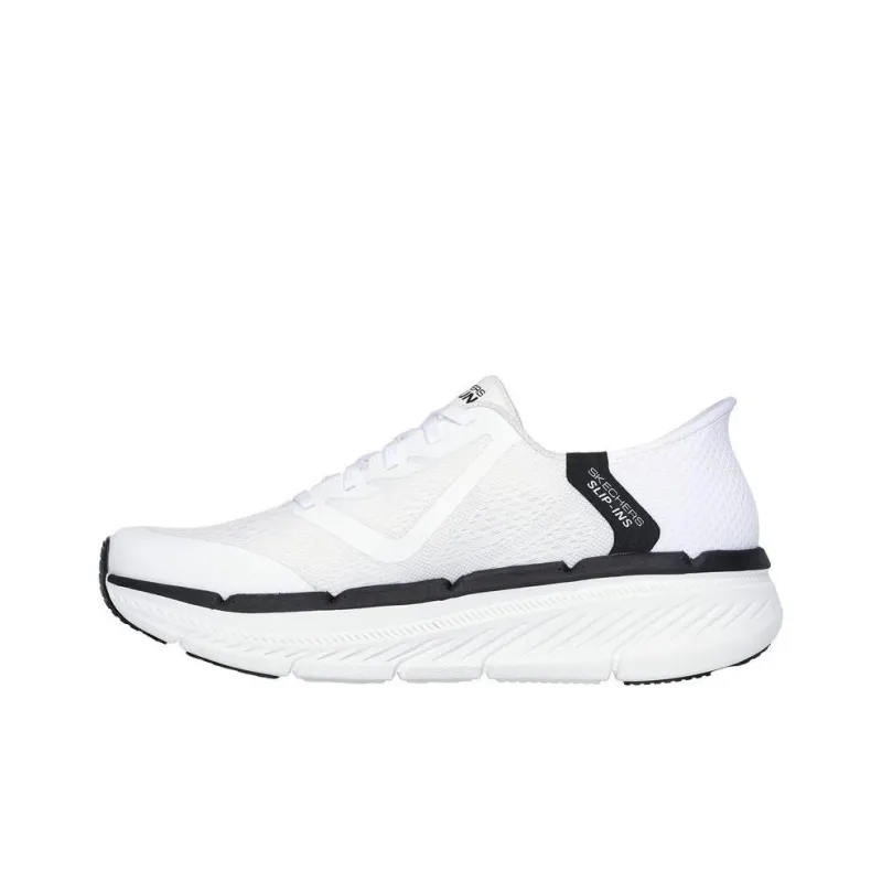 Skechers Max Cushioning Premier 2.0 Anti Slip Wear Resistant Low Top Running Shoes Men's White Black-1