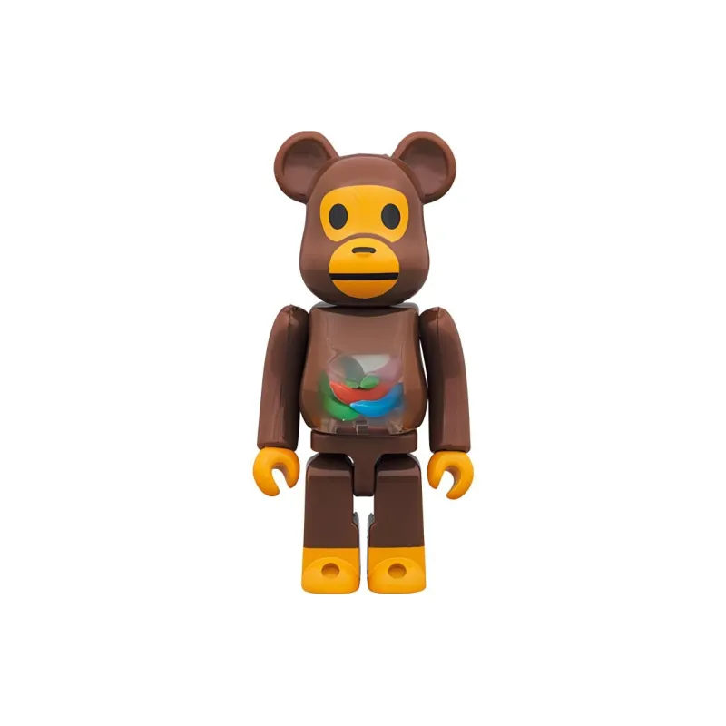 BE@RBRICK 400%100% BABY Mi Luo R Trendy Figures 7cm/28cm-1
