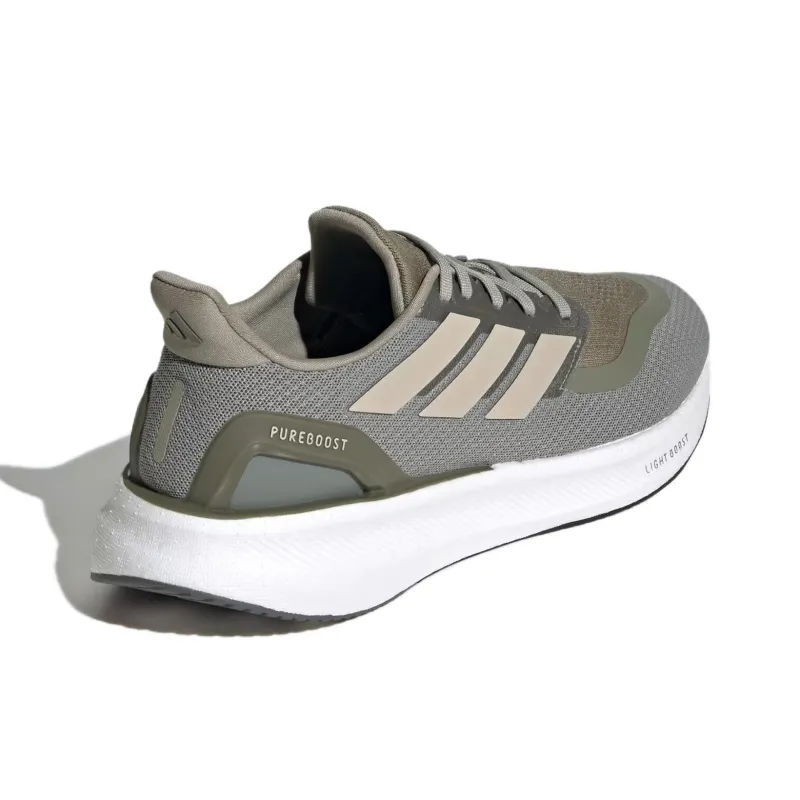 Adidas Pureboost 5 Silver Pebble Wonder Beige Olive Strata-3