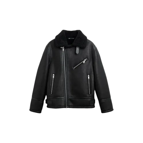 ZARA Jackets Men Black