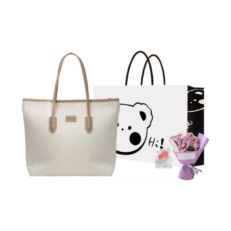 NX DOUGHNUT PU Shoulder Bag Women's Black/Khaki/Pink-46