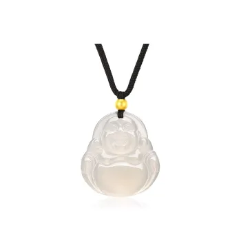 FUSSEM Chalcedony Jade Necklaces Unisex