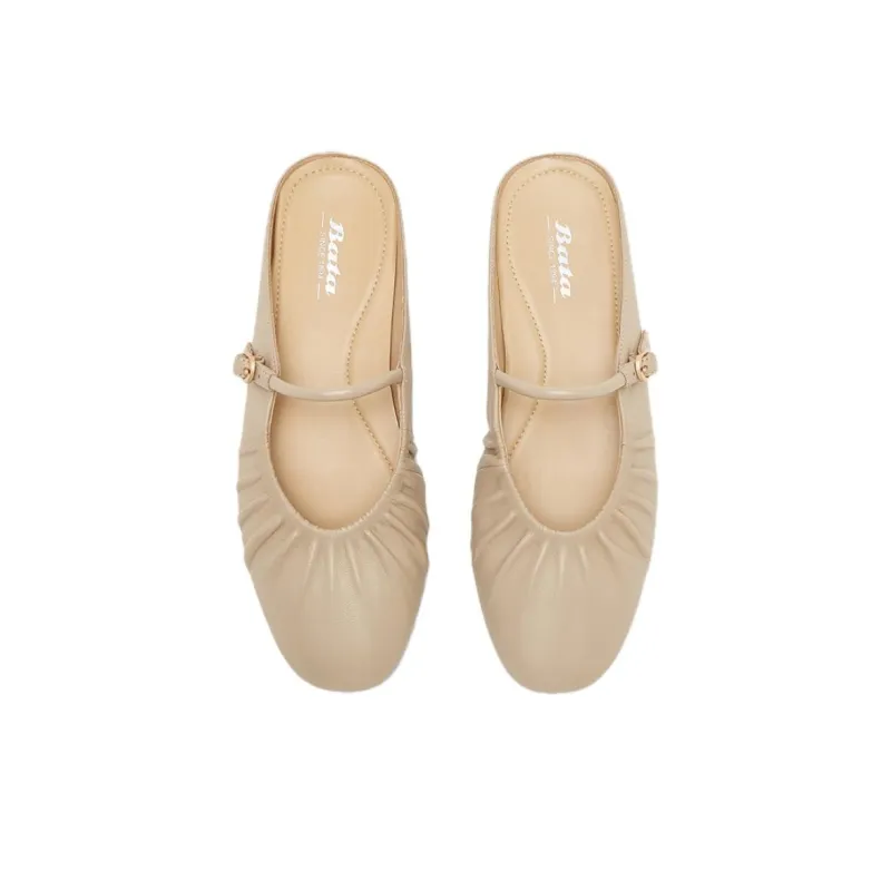 BATA Rubber Sole Slip Resistant Wrap toe Slippers Women's-5