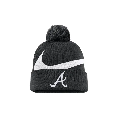 Nike Atlanta Braves Peak Men's Nike Mlb Cuffed Pom Beanie