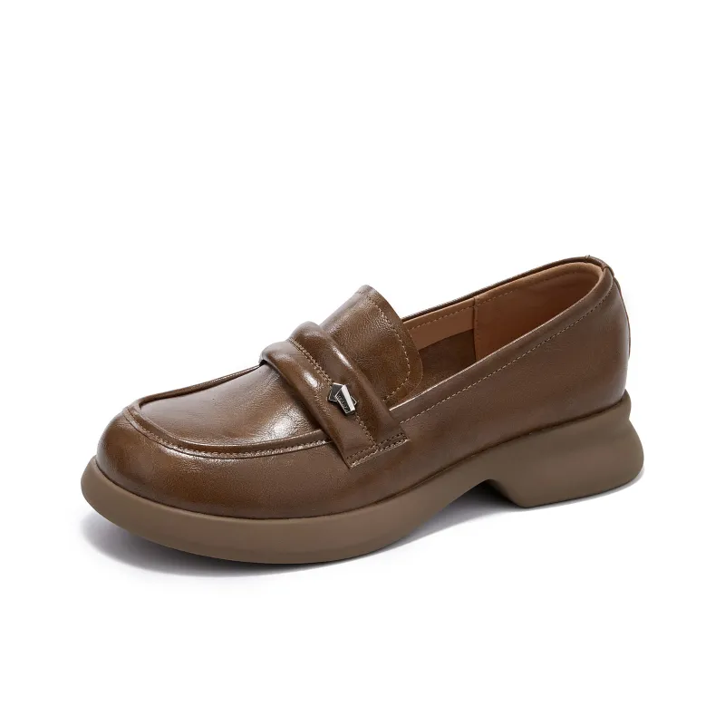 KEKAFU Loafers Women's Beige/Black/Brown-19