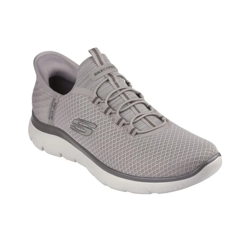 Skechers Summits Non slip Lightweight Low Top Casual Shoes Men's Taupe-2