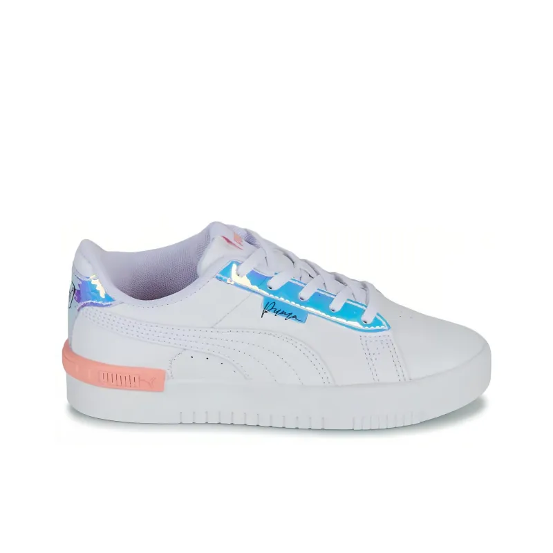 PUMA Jada Renew Better Durable Breathable Low Top Kids' Skateboarding Shoes White Children Aged 3 7 Years Old-1