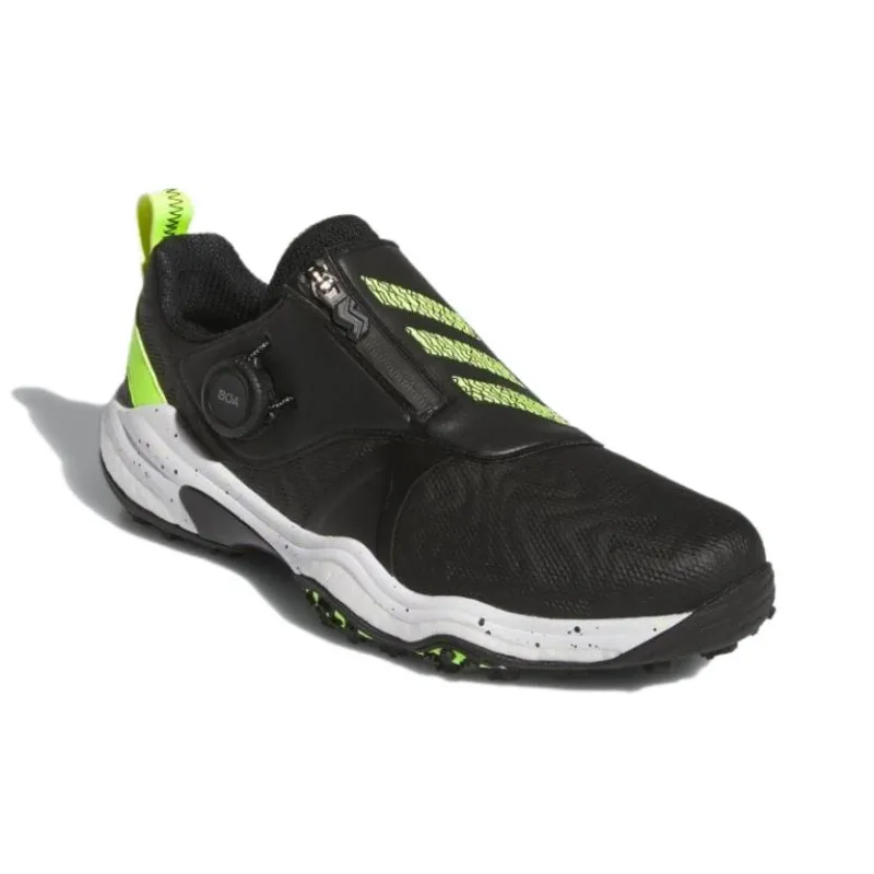 Adidas Codechaos Boa 25 Spikeless Golf Core Black Lucid Lemon Cloud White-2