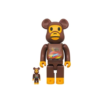 BE@RBRICK 400%100% BABY Mi Luo R Trendy Figures 7cm/28cm
