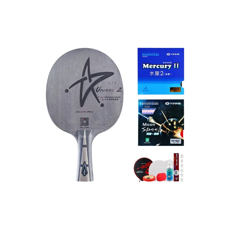 YINHE Ping Pong Paddles Unisex All Wood-10