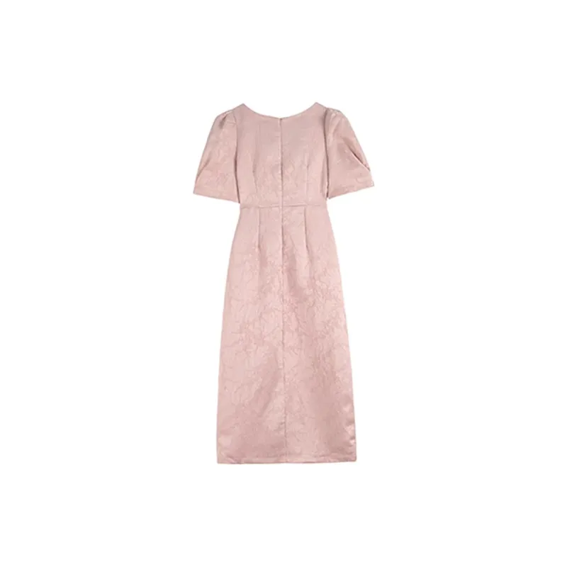 Incolore Short Sleeved Dresses Women's Pink-1