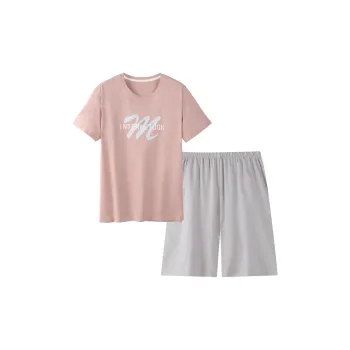 Song Qianya Pajama Set Men's Light Pink