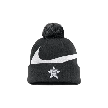 Nike Houston Astros Peak Men's Nike Mlb Cuffed Pom Beanie