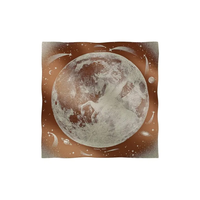 HERMES Shawl Clair De Lune-0