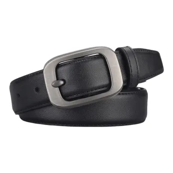 Emperor Penguin Durable And Sturdy Suit Pants With Pin Buckle Cow Leather Belts Unisex 2.8CM