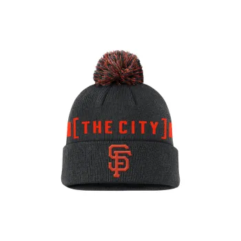 Nike San Francisco Giants Hometown Peak Men's Nike Mlb Cuffed Pom Beanie