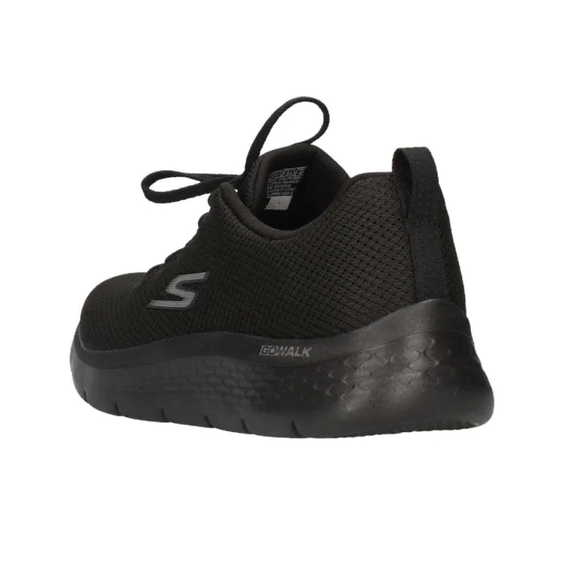 Skechers Go Walk Fle Slip Resistant, Abrasion Resistant, Breathable Low Top Running Shoes Men's Black-4