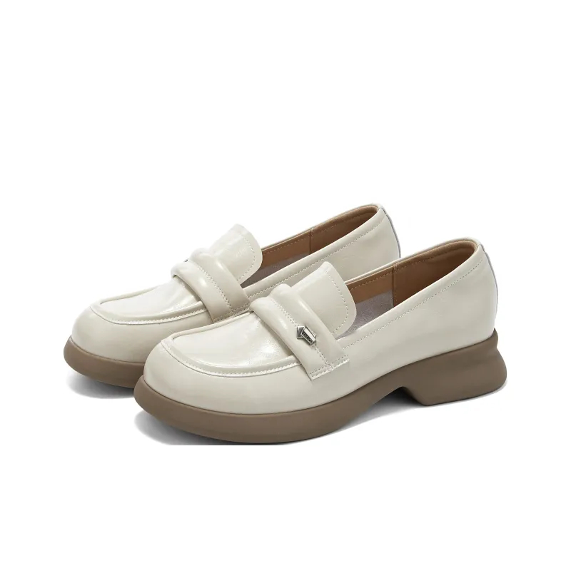 KEKAFU Loafers Women's Beige/Black/Brown-2