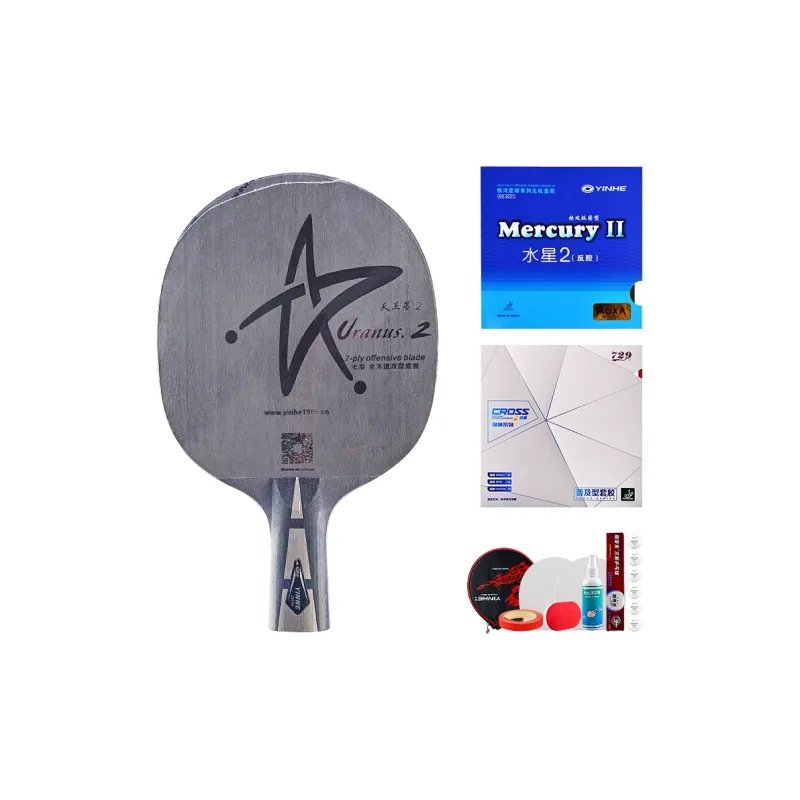 YINHE Ping Pong Paddles Unisex All Wood-9