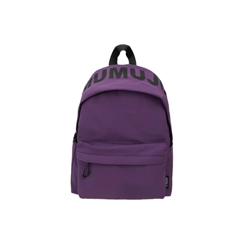 NX DOUGHNUT Nylon Backpack Unisex Ecru/Black/Purple/Dark Brown/Green-4