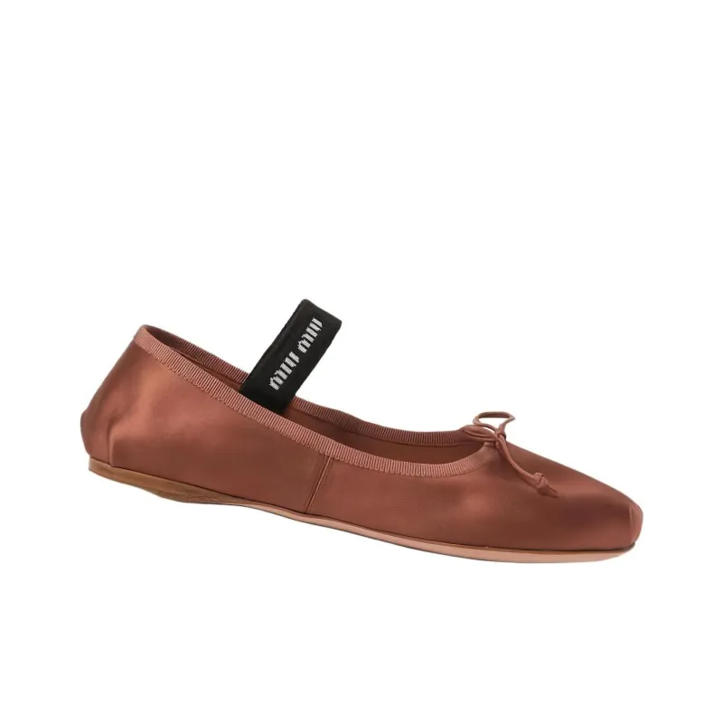 MIU MIU Casual Single Shoes Women's Brown-2
