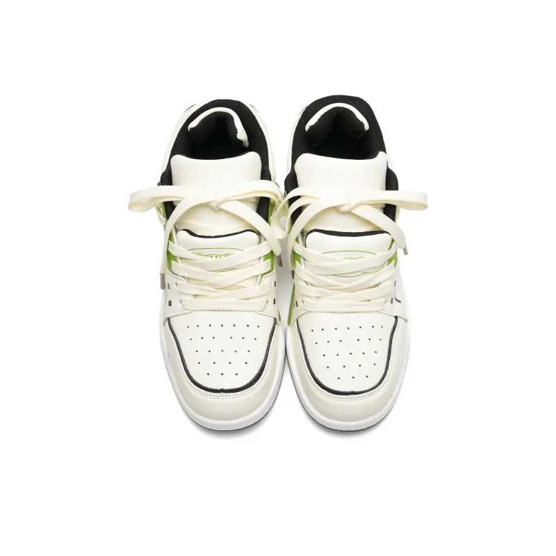 Circle Small Coverage Slip Resistant Lightweight Height Increasing Low Top Skateboard Shoes Unisex-16