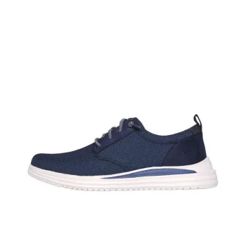 Skechers Proven Slip Resistant And Breathable Low Top Casual Shoes Men's Blue