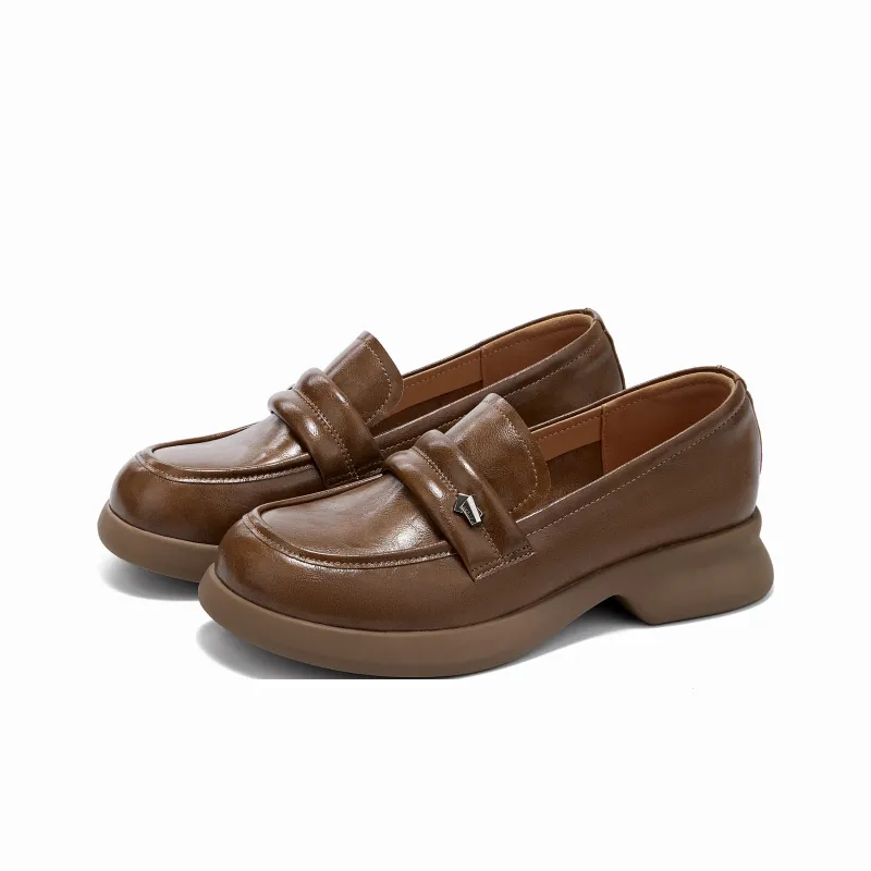 KEKAFU Loafers Women's Beige/Black/Brown-20