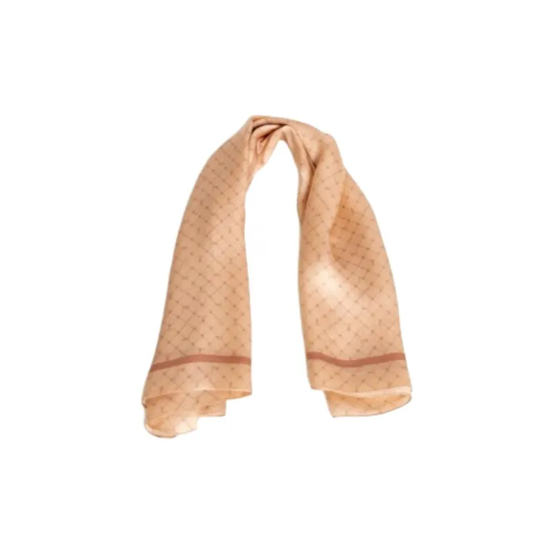 TRUSSARDI Silk Scarves Women's Beige-0