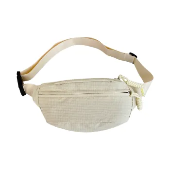 NX DOUGHNUT Nylon One Shoulder Crossbody Sling Bags Women's Ivory/Black/Pink/Purple/Green/Yellow/Blue