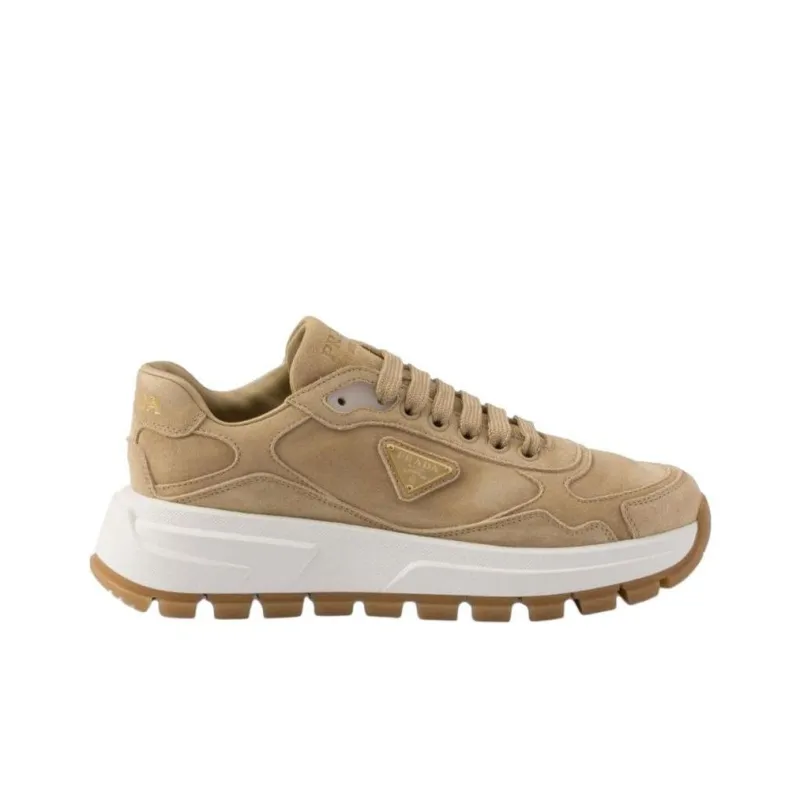 PRADA PRAX 01 Low Top Casual Shoes Women's Umber-1