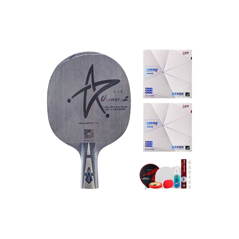 YINHE Ping Pong Paddles Unisex All Wood-7