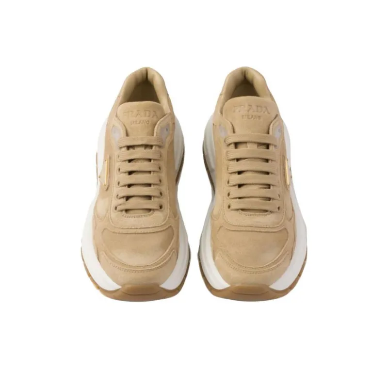 PRADA PRAX 01 Low Top Casual Shoes Women's Umber-4