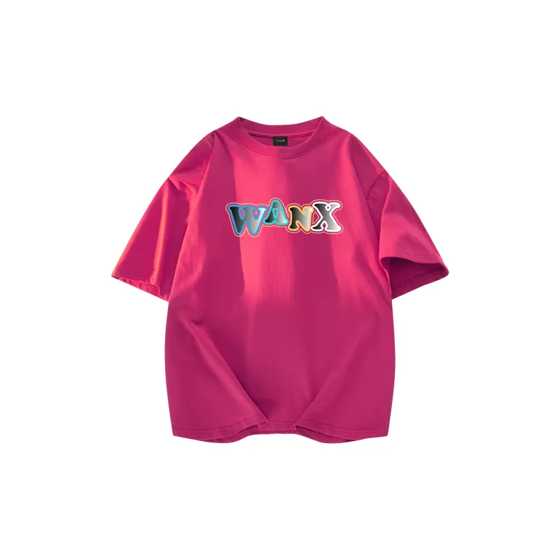 WANX Short Sleeved T Shirts Unisex-16