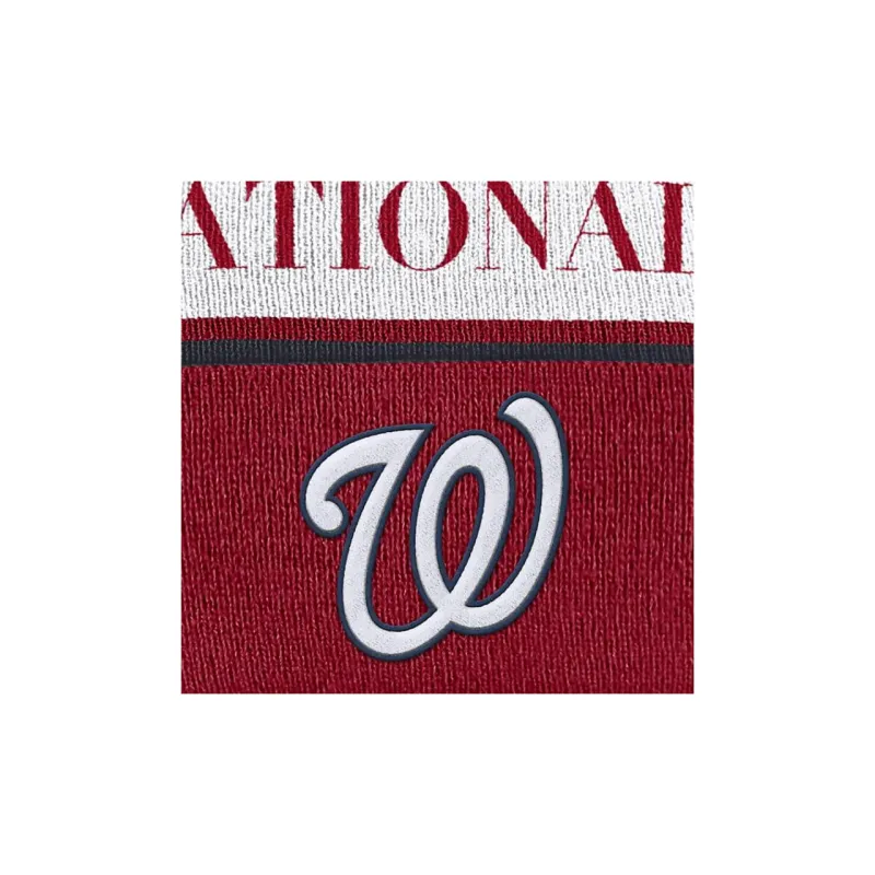 Nike Washington Nationals Team Stripe Peak Men's Nike Mlb Cuffed Pom Beanie-2