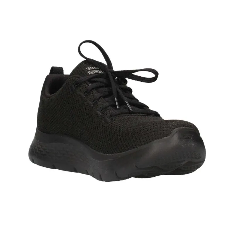 Skechers Go Walk Fle Slip Resistant, Abrasion Resistant, Breathable Low Top Running Shoes Men's Black-3