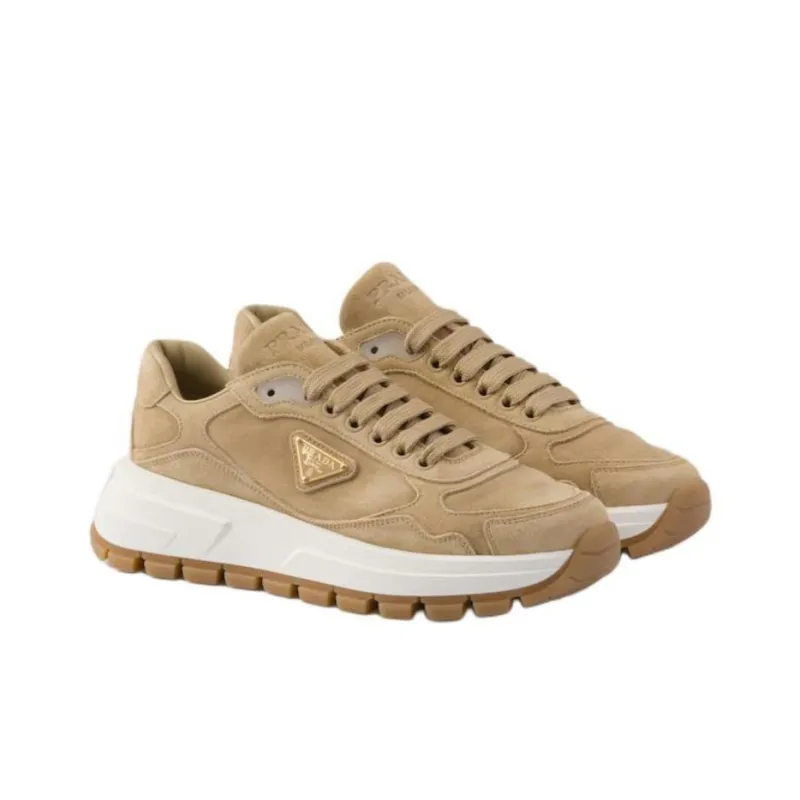 PRADA PRAX 01 Low Top Casual Shoes Women's Umber-2