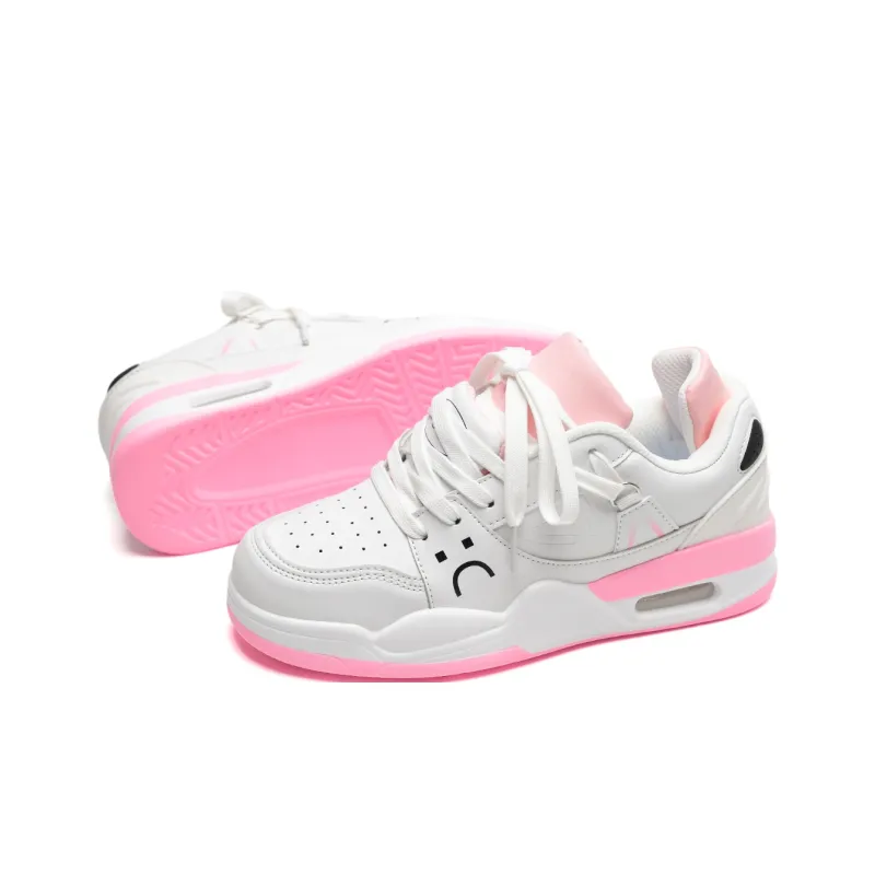 Circle Small Coverage Slip Resistant Lightweight Height Increasing Low Top Skateboard Shoes Unisex-9