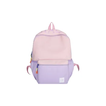 NX DOUGHNUT Nylon Fabric Backpack Unisex Pink Purple/Pink Green/Green Yellow/Blue Yellow