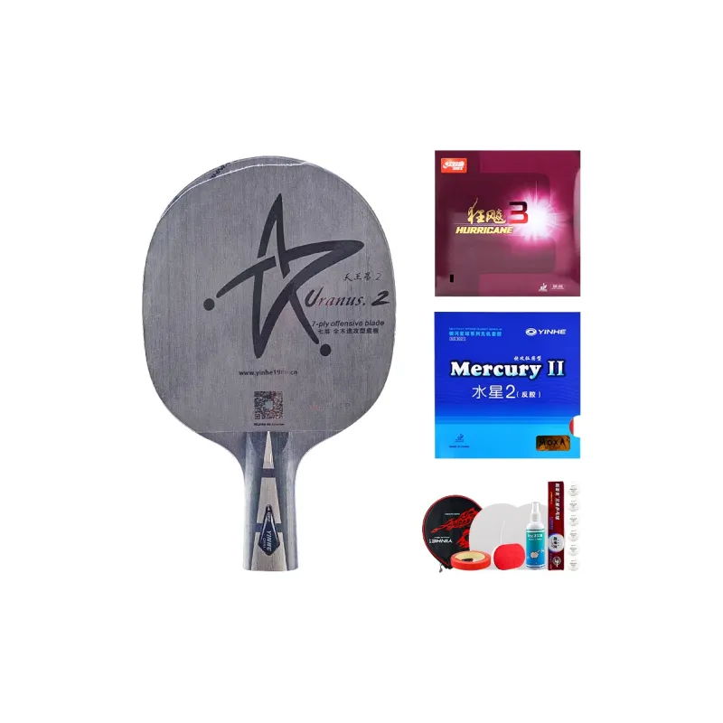 YINHE Ping Pong Paddles Unisex All Wood-17