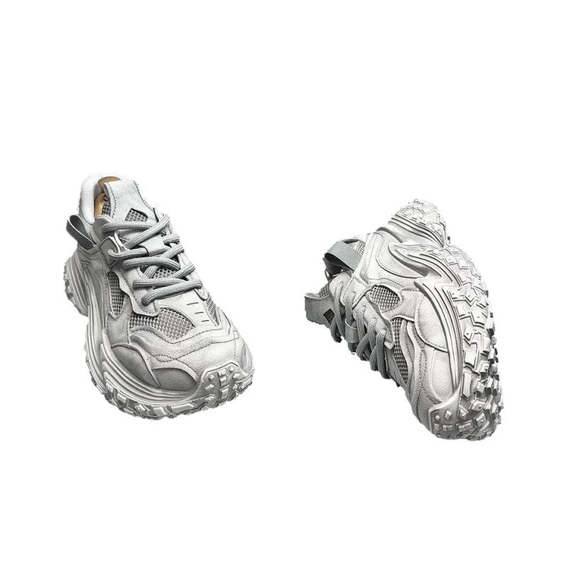 Topland Height Increasing Low Top Chunky Sneakers Men's-4