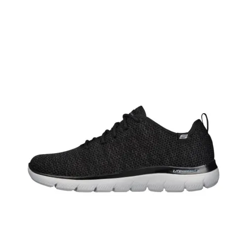 Skechers Summits Anti-Slip Wear-Resistant Low-Top Casual Shoes Men's Black