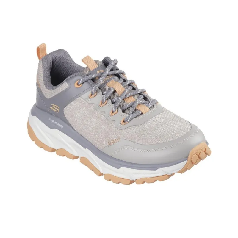 Skechers Relaxed Fit Anti Slip Wear Resistant Low Top Trekking Shoes Women's Gray-2
